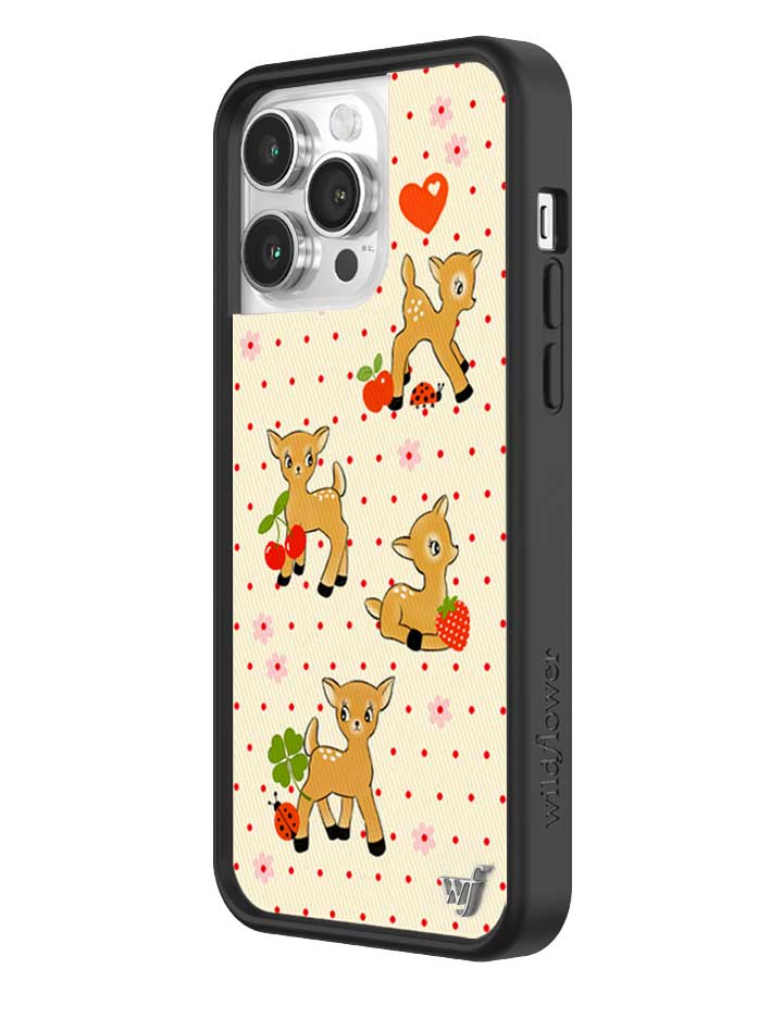 Wildflower iPhone case 14 Pro Max Oh Deer Animals Cute