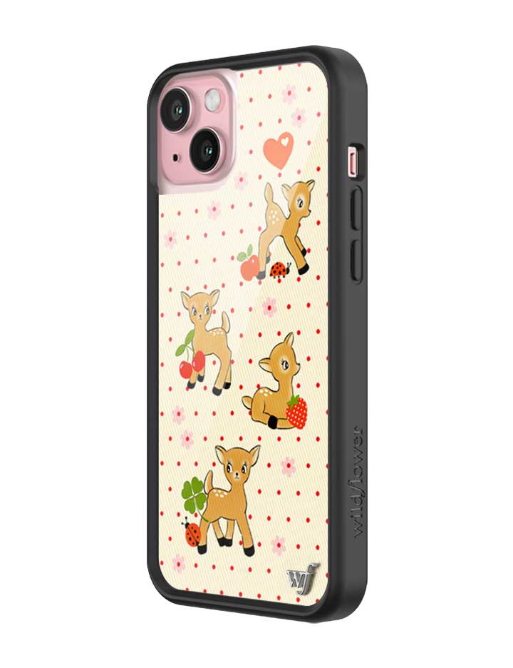 Wildflower iPhone case 15 Plus Oh Deer Animals Cute