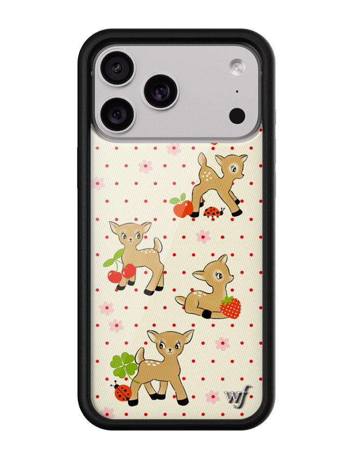 Wildflower iPhone case 17 Pro Max Oh Deer Animals Cute