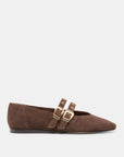 Dolce Vita - Baylee Flat - Dark Brown Suede -