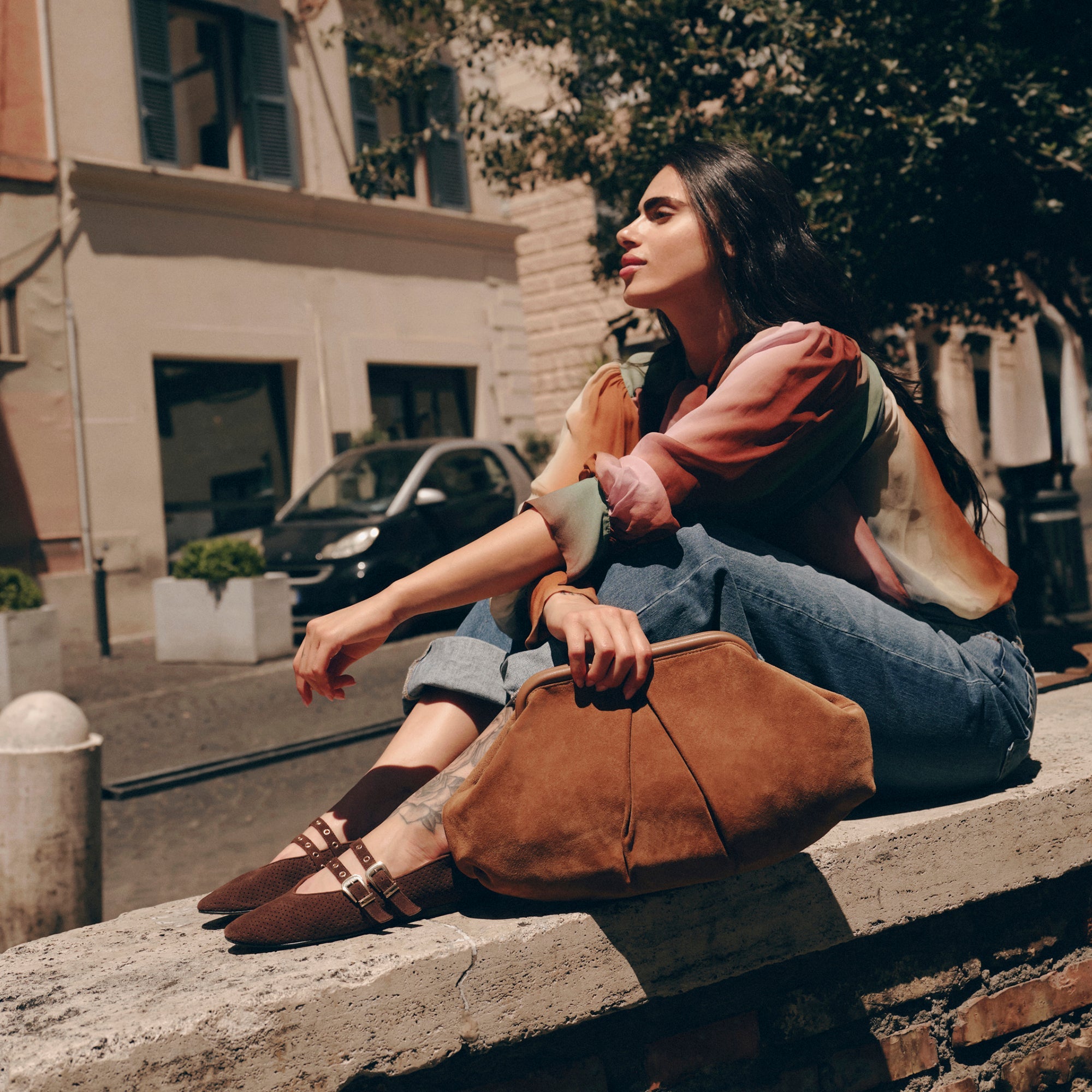 Dolce Vita - Baylee Flat - Dark Brown Suede -