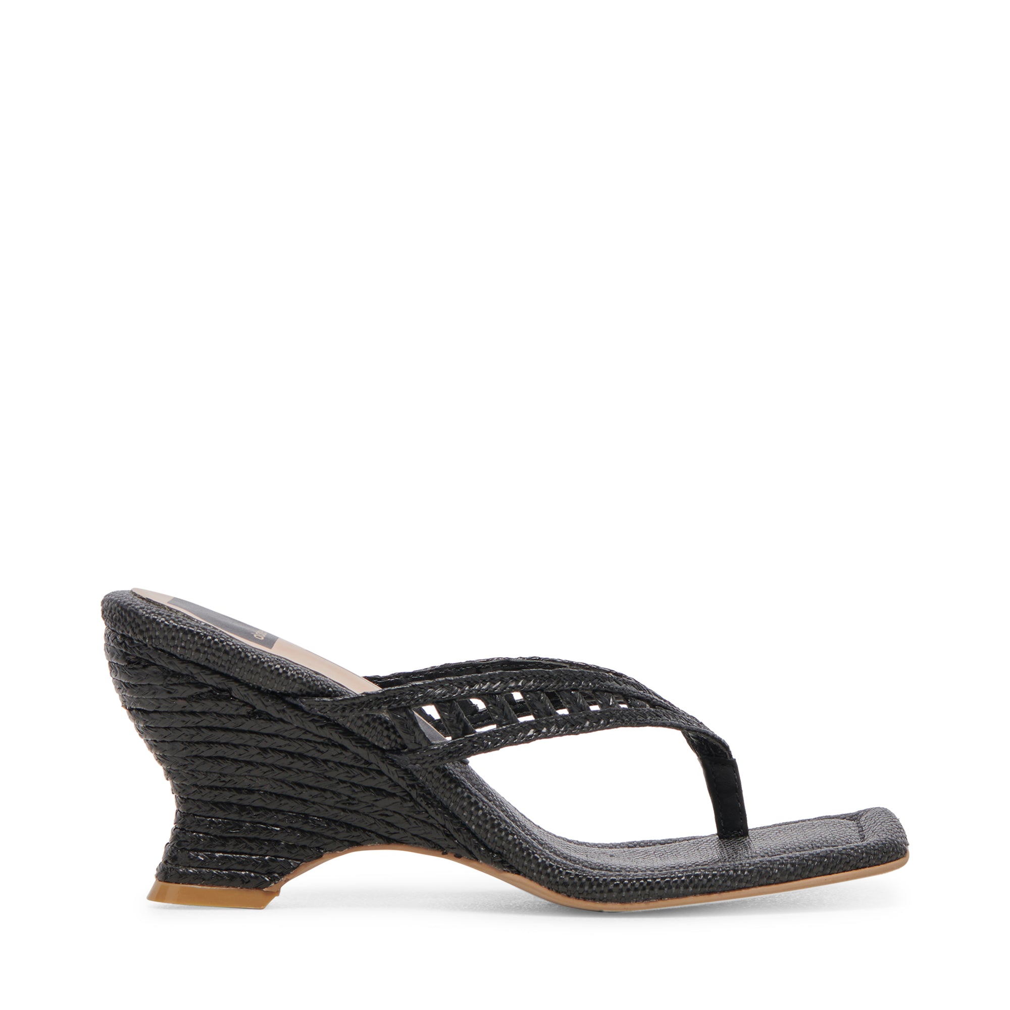 Dolce Vita - Nullah Wedges - Onyx Raffia -