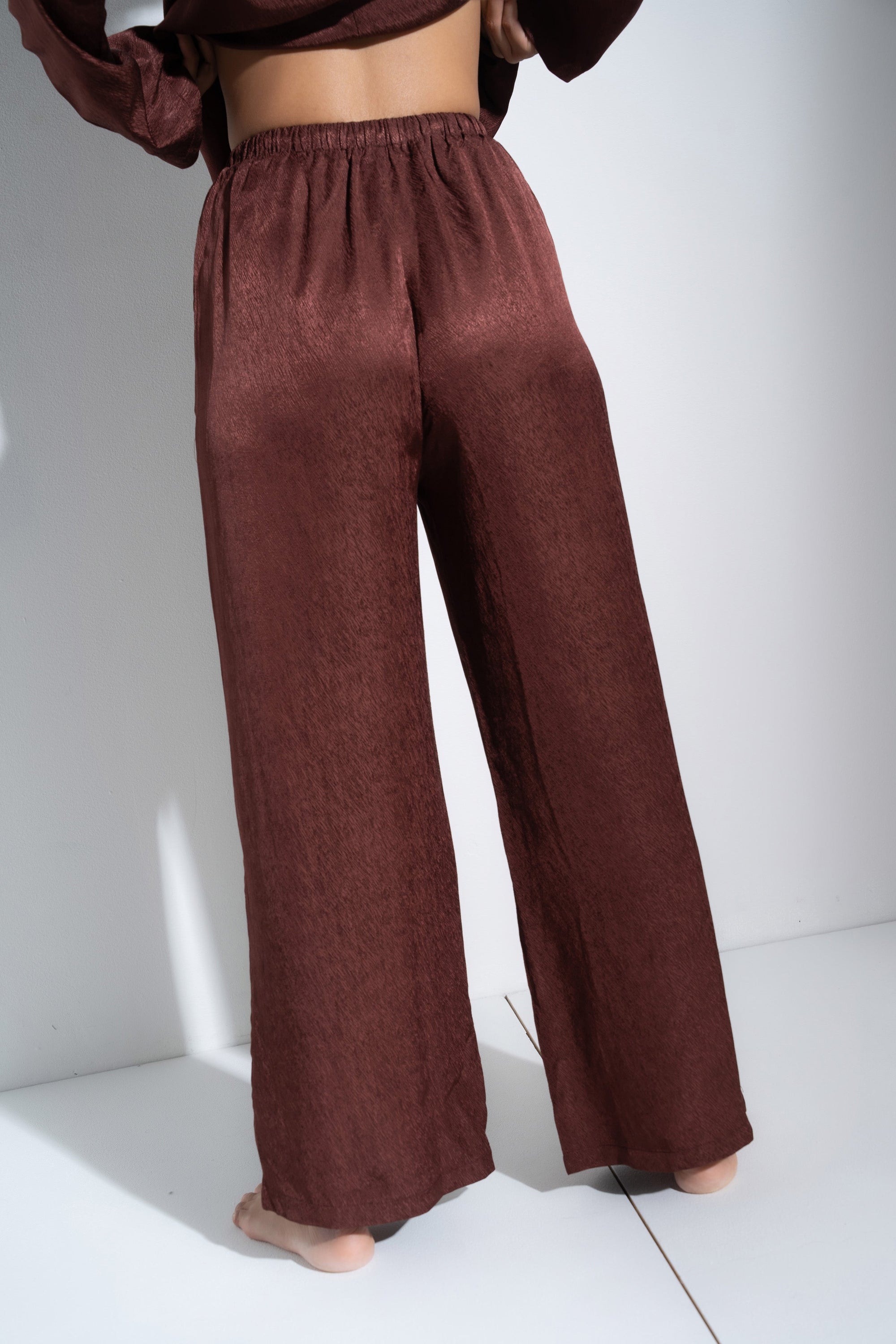 Be Idle - Drawstring Pant - Brown -