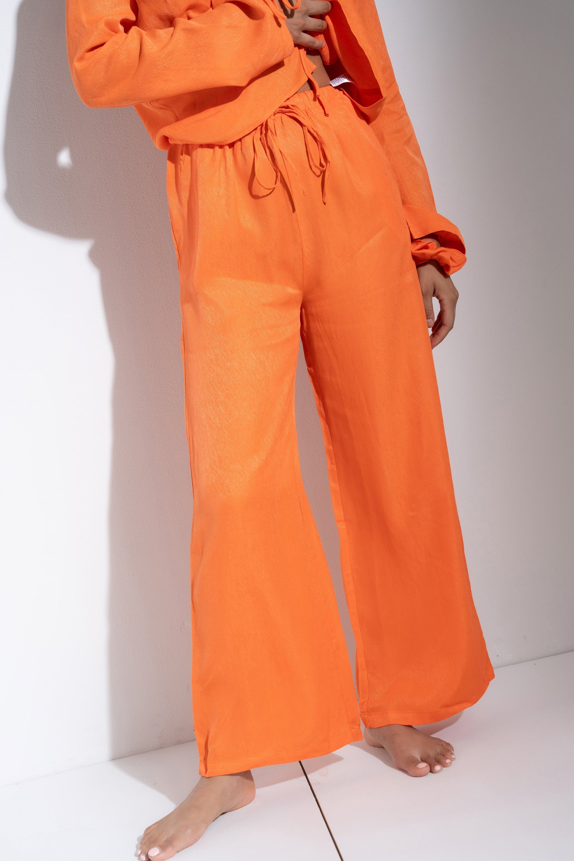 Be Idle - Drawstring Pant - Tangerine -