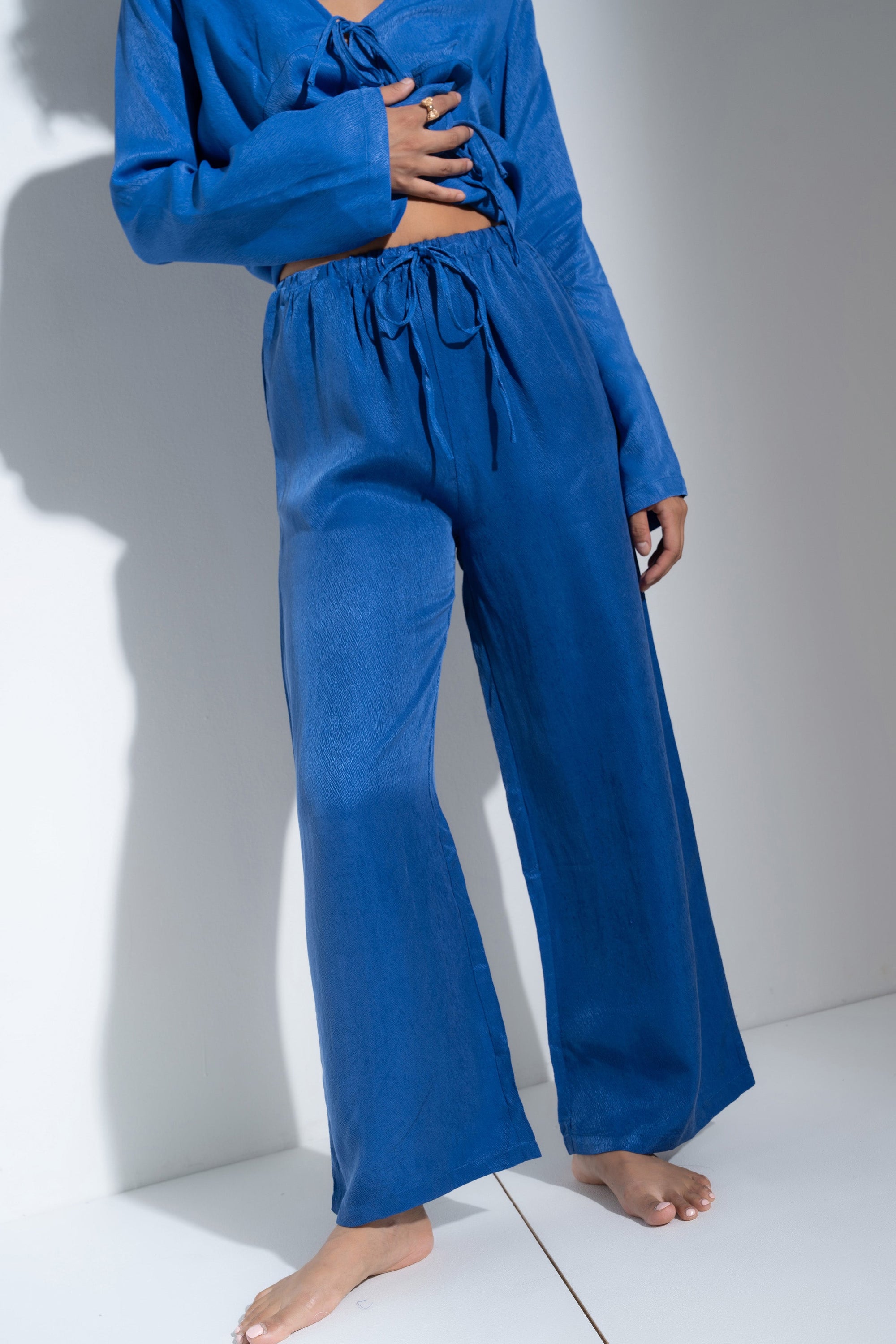 Be Idle - Drawstring Pant - Cobalt -