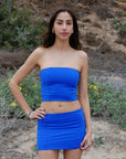 Campbell & Kramer - Rowena Strapless Top - Royal Blue -