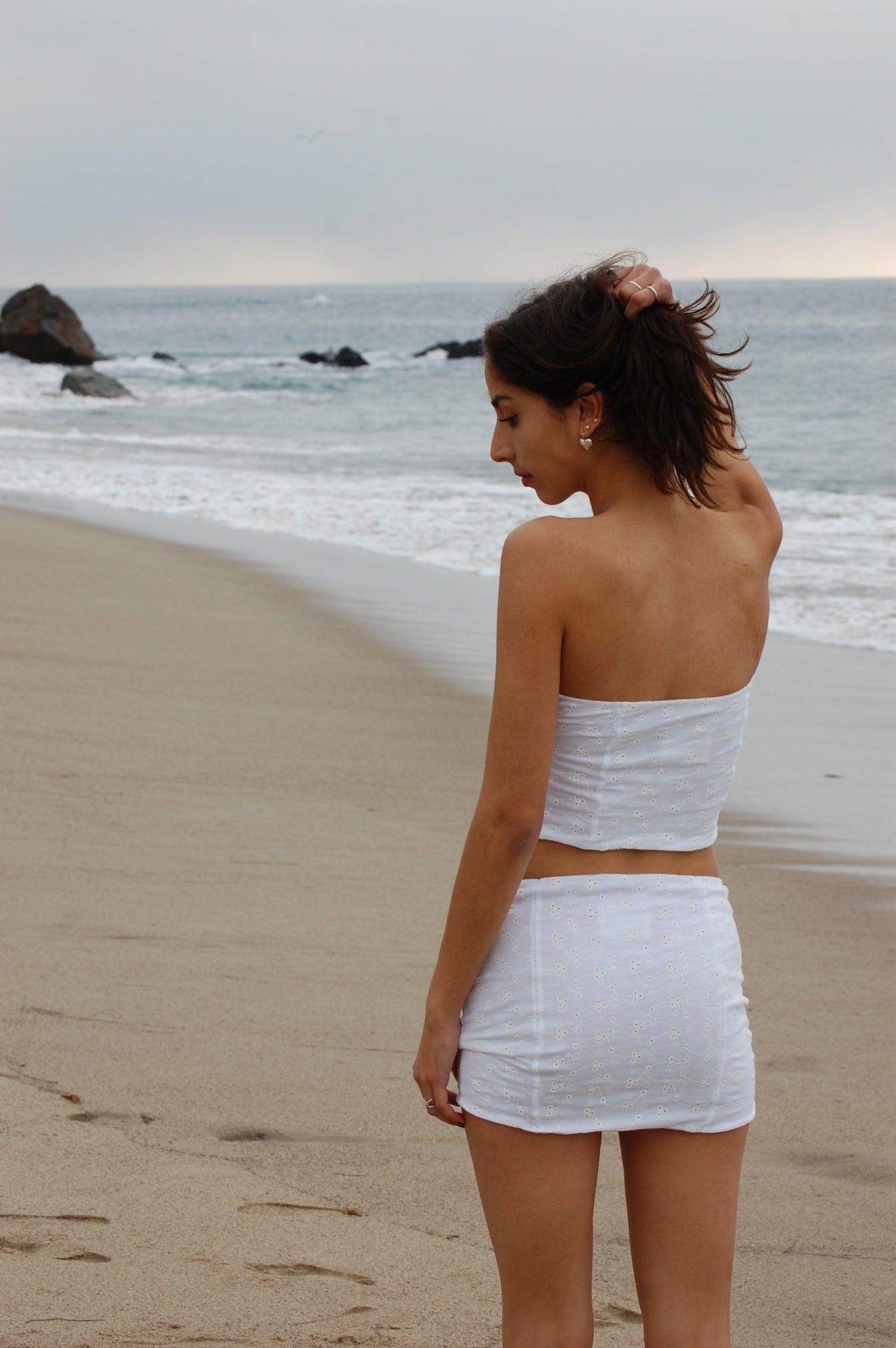 Campbell & Kramer - Rowena Strapless Top - Eyelet -