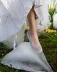 Intentionally Blank - Nessa Jelly Slingback Ballet Flat - CRYSTAL PVC