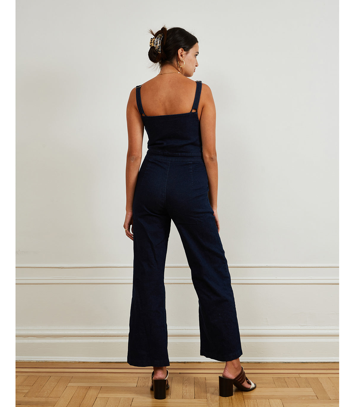 Billy Jumpsuit in Dark Indigo Denim | LOUP