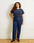 Loup - Parker Straight Leg Jeans - Dark Indigo -
