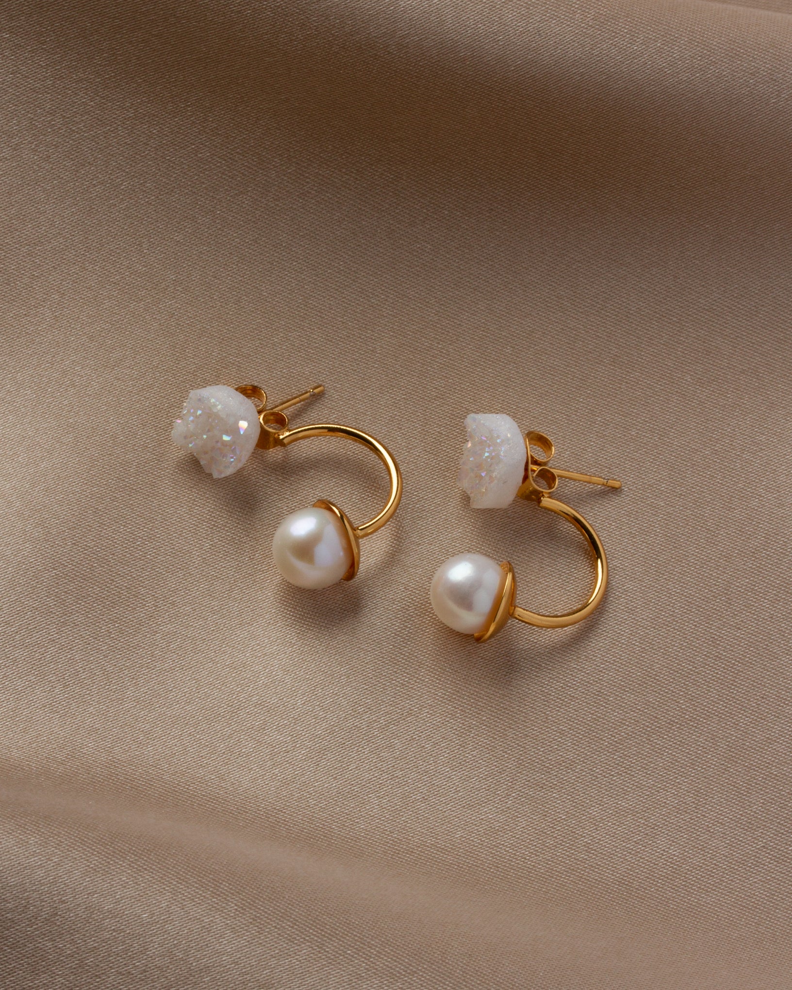 Luna Norte - Ebb and Flow Front Back Earrings -