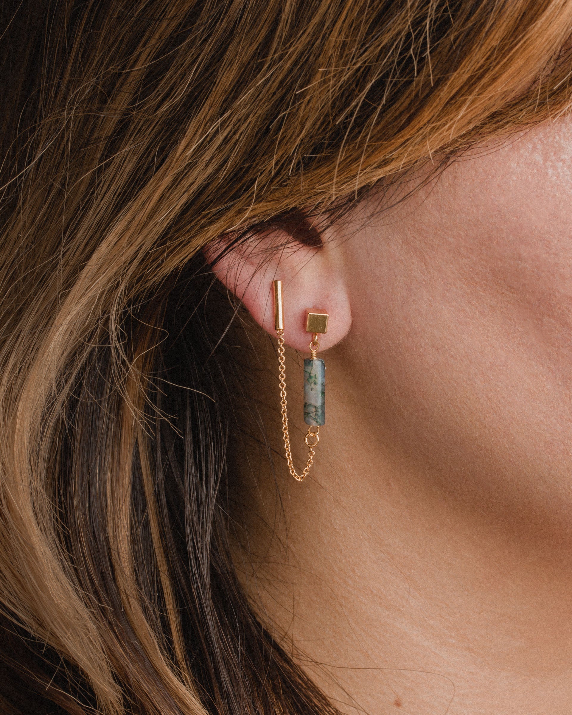 Luna Norte - Effortless Double Pierced Earrings -