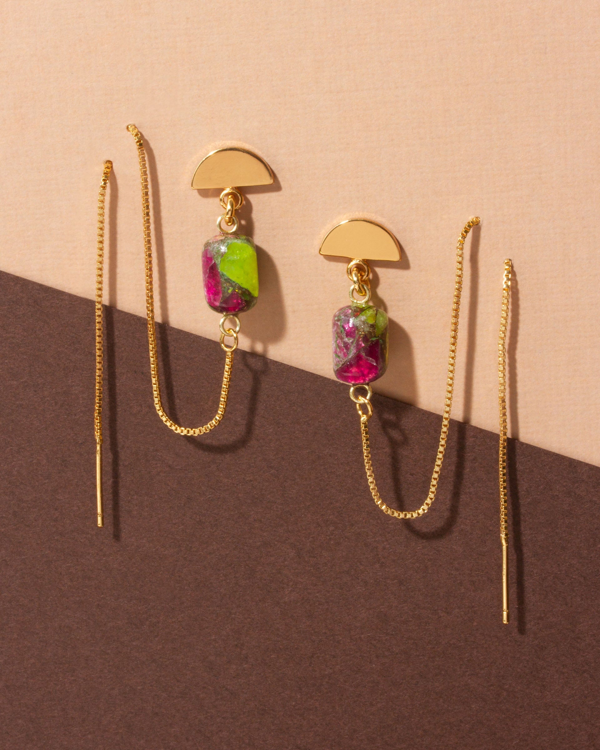 Luna Norte - Feisty Threader Earring -