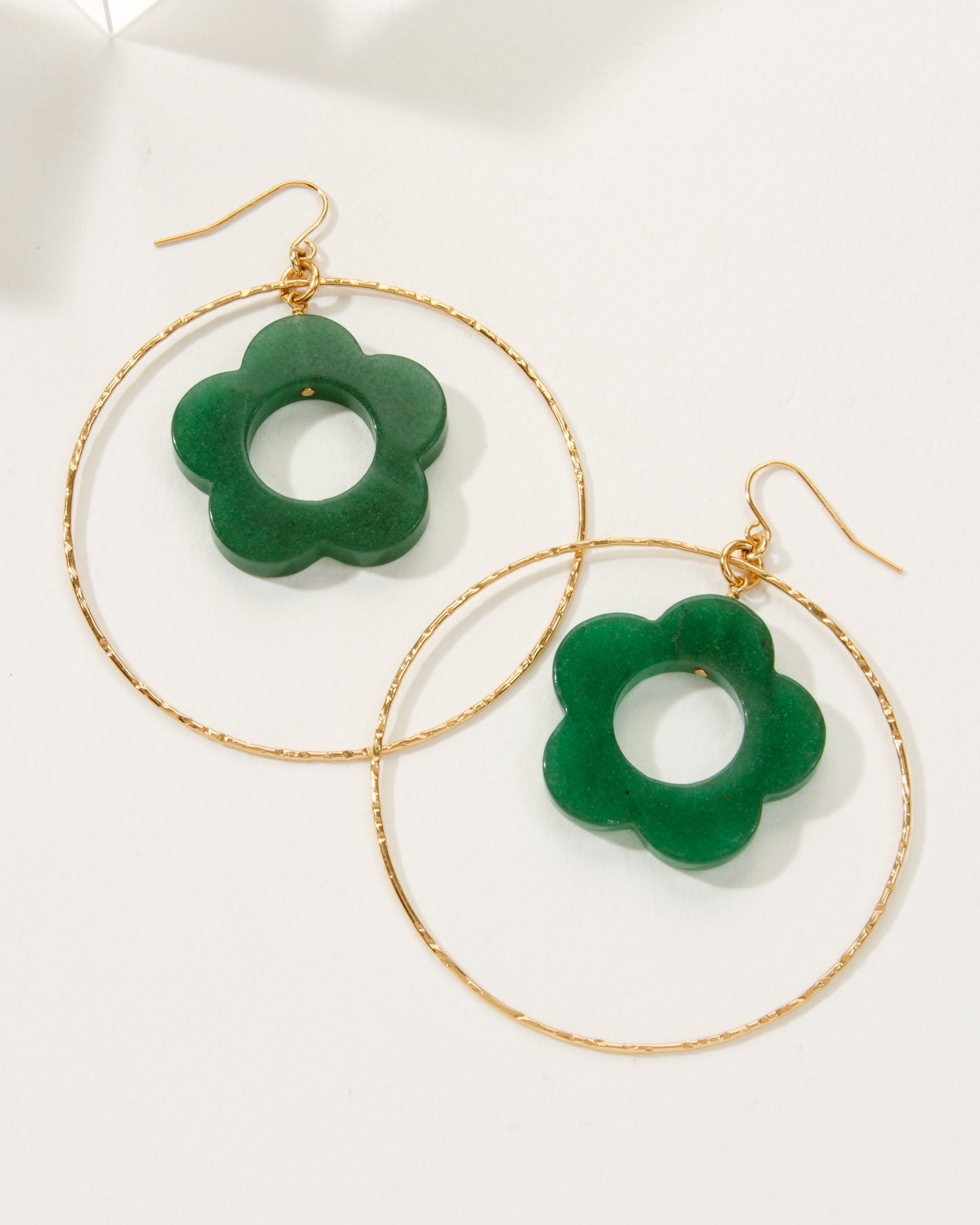 Luna Norte - Disco Daisy Earrings - Green -