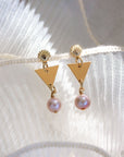 Luna Norte - Thingamabob Treasures Pearl Post Earrings -