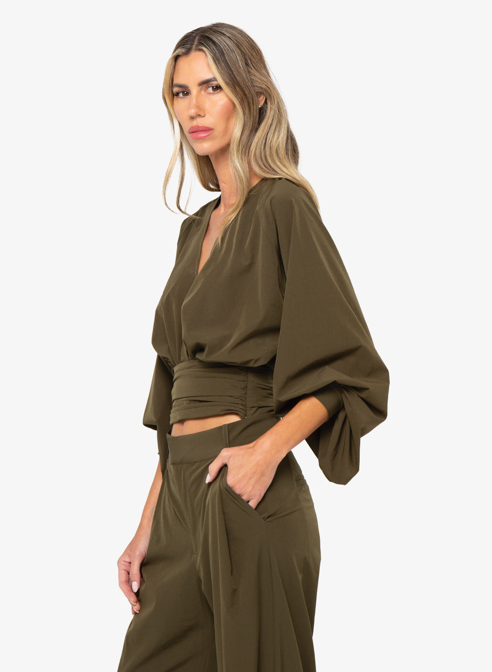 JBQ - Eleonor Top - Moss -