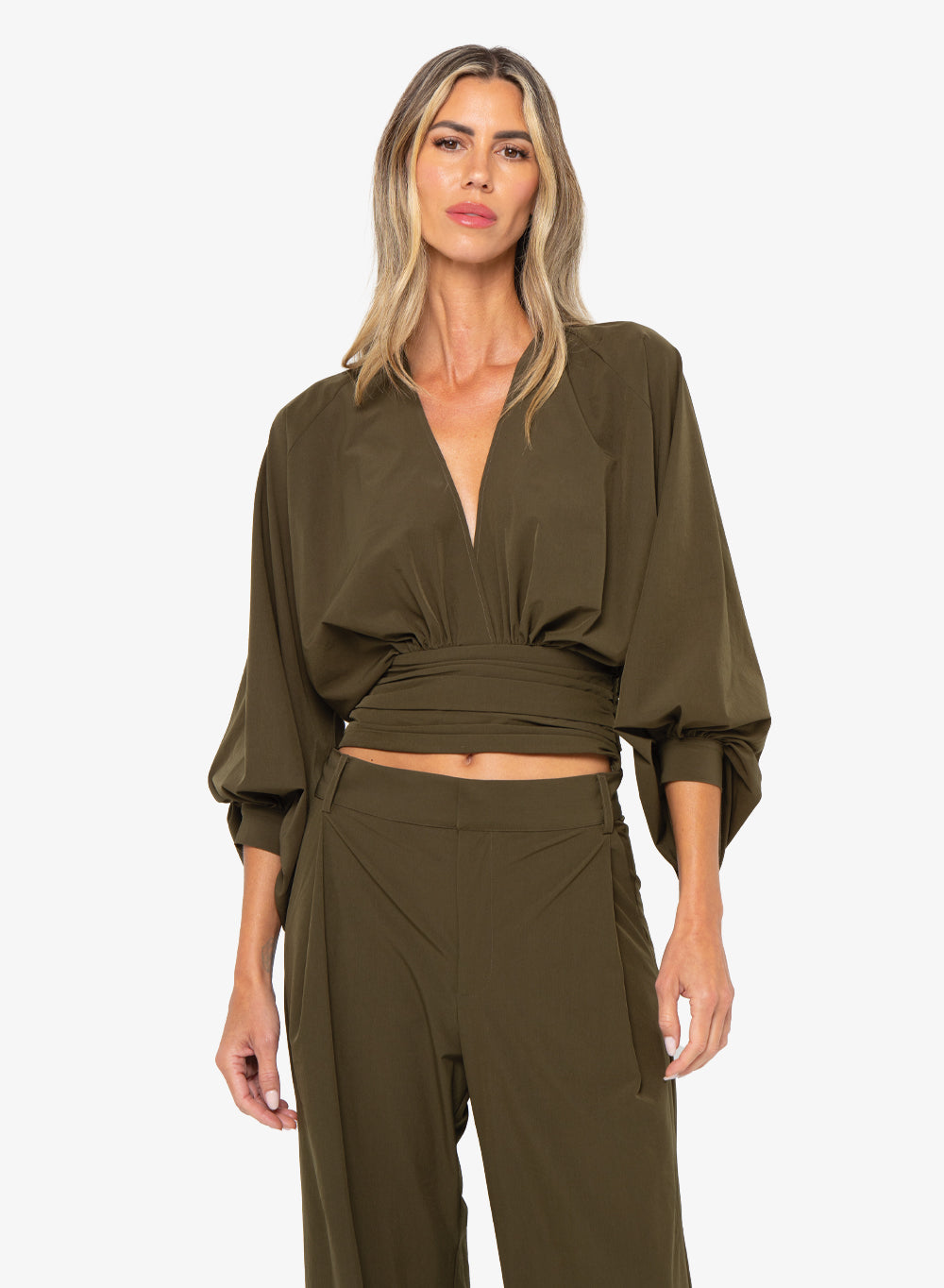 JBQ - Eleonor Top - Moss -