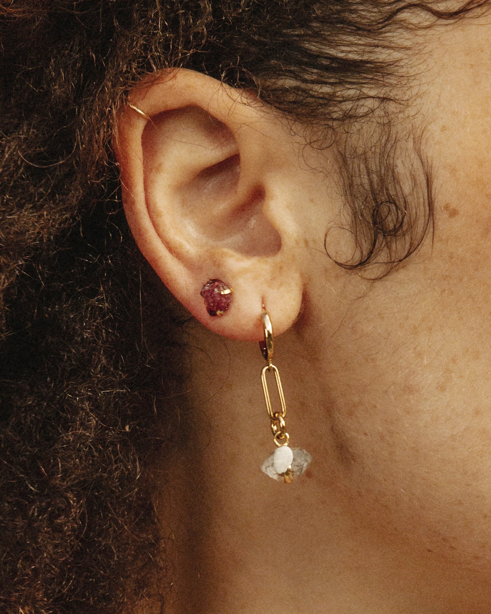 Luna Norte - East Coast Mismatched Earrings -