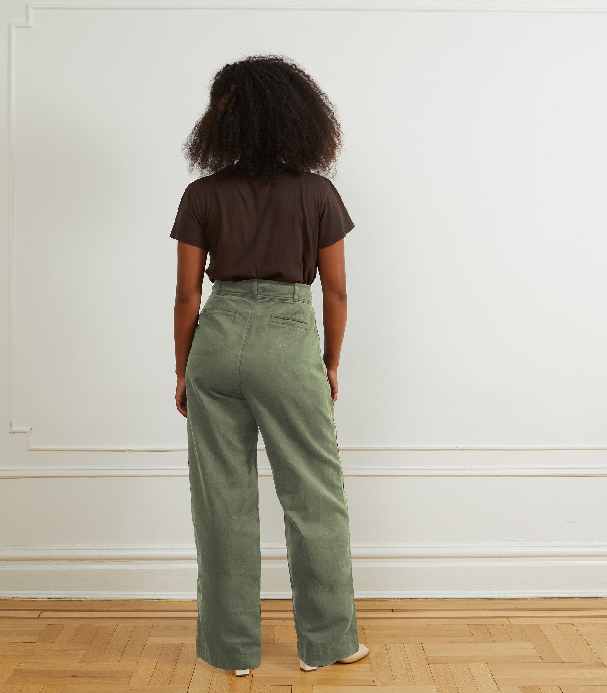 Loup - Jack Pleated Wide-Leg Trousers - Cardamom -