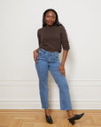 Loup - Vivienne Straight Leg Jeans - Washed Indigo -