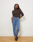 Loup - Vivienne Straight Leg Jeans - Washed Indigo -