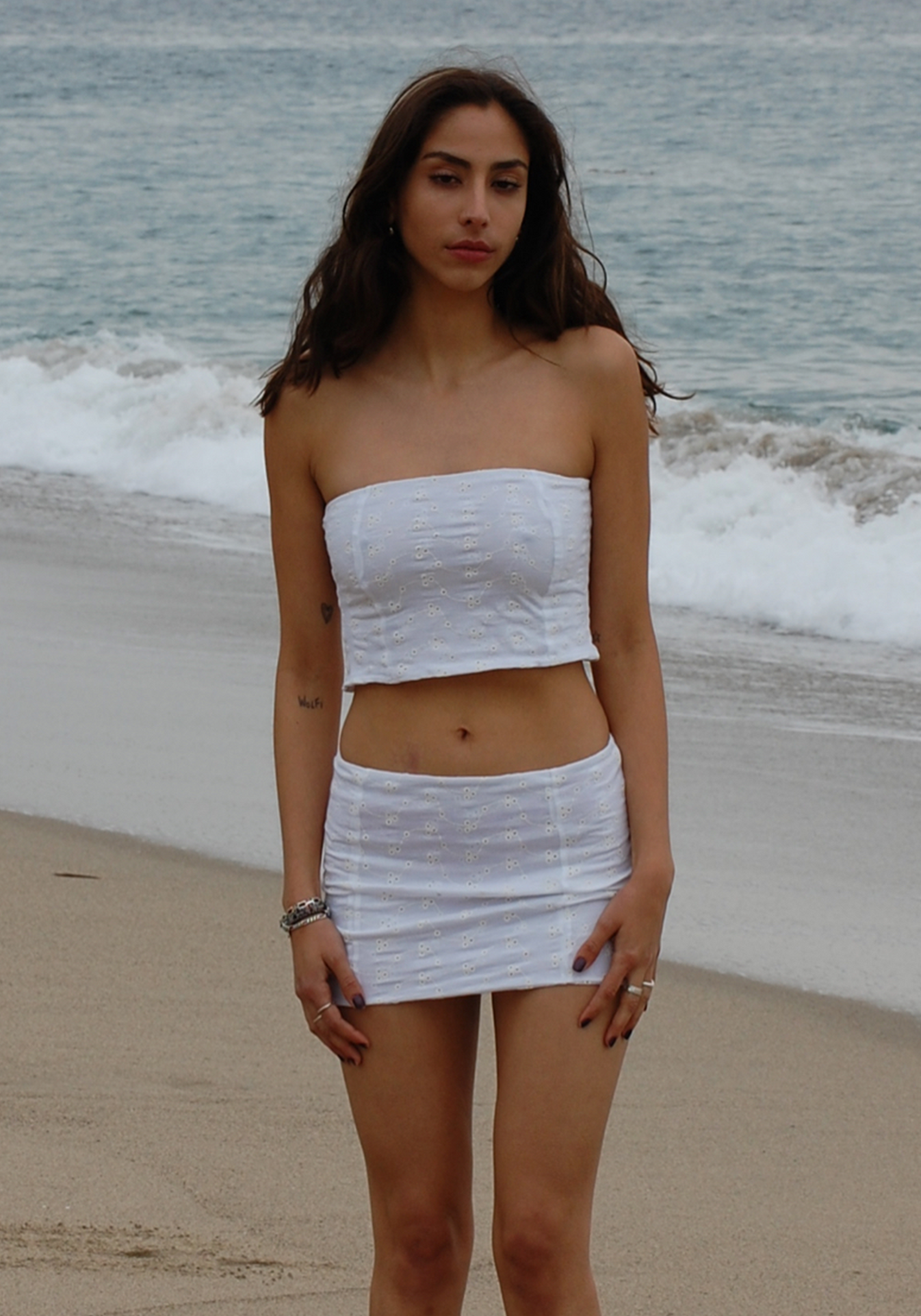 Campbell & Kramer - Rowena Strapless Top - Eyelet -