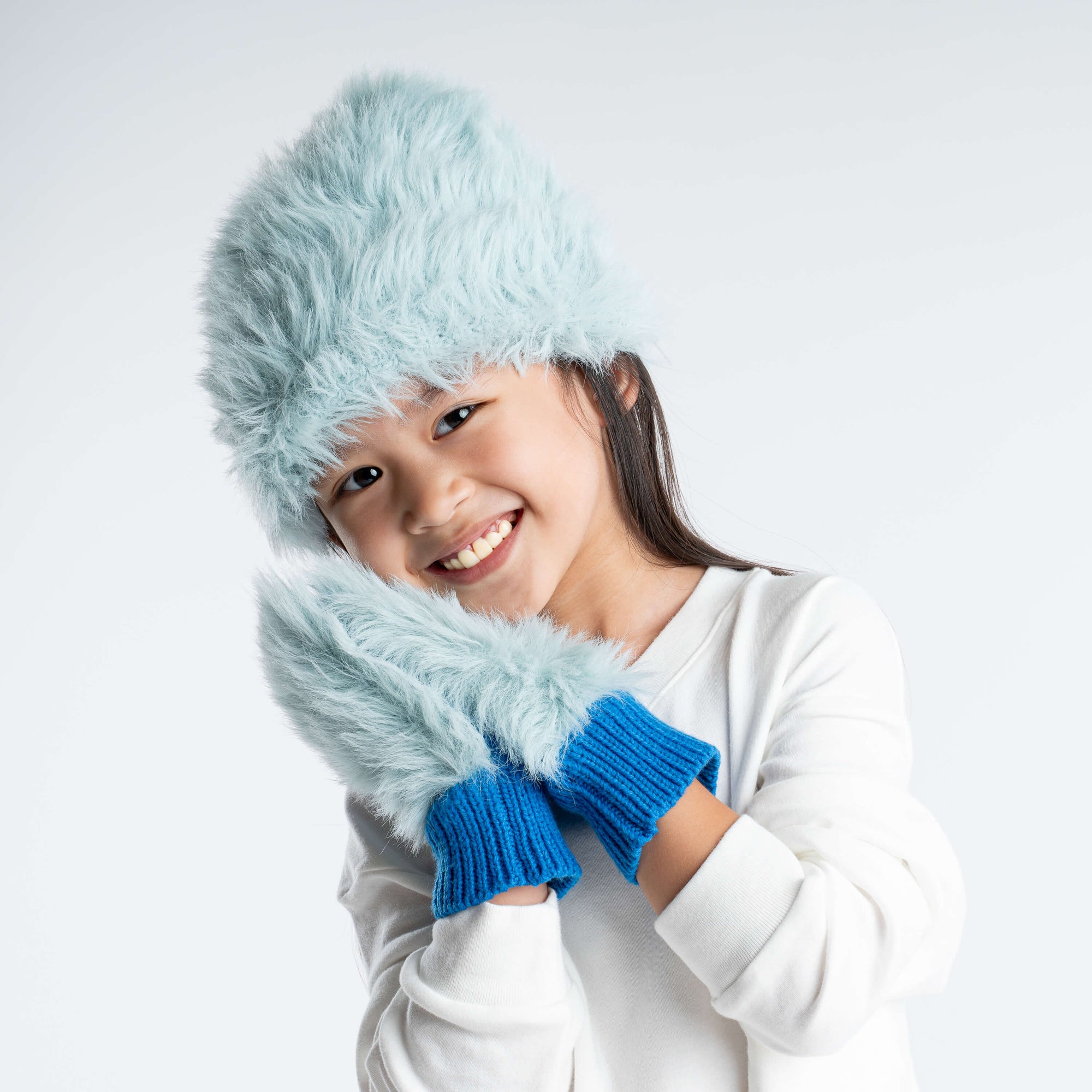 Verloop - Kids Faux Fur Mittens -