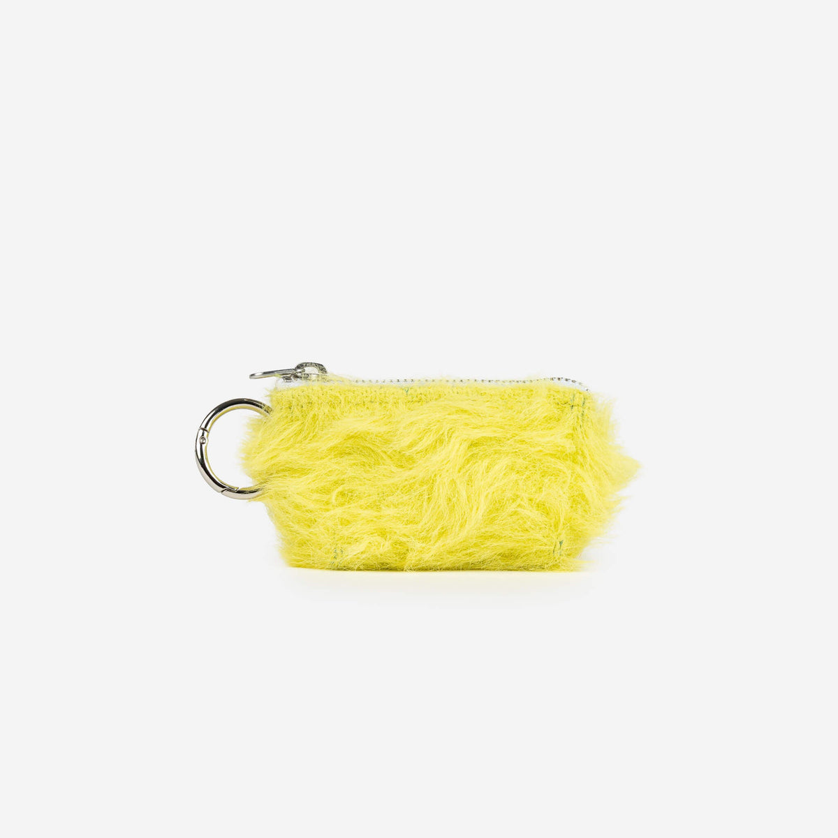 Verloop - Faux Fur Pouch Bag Charm - Lime