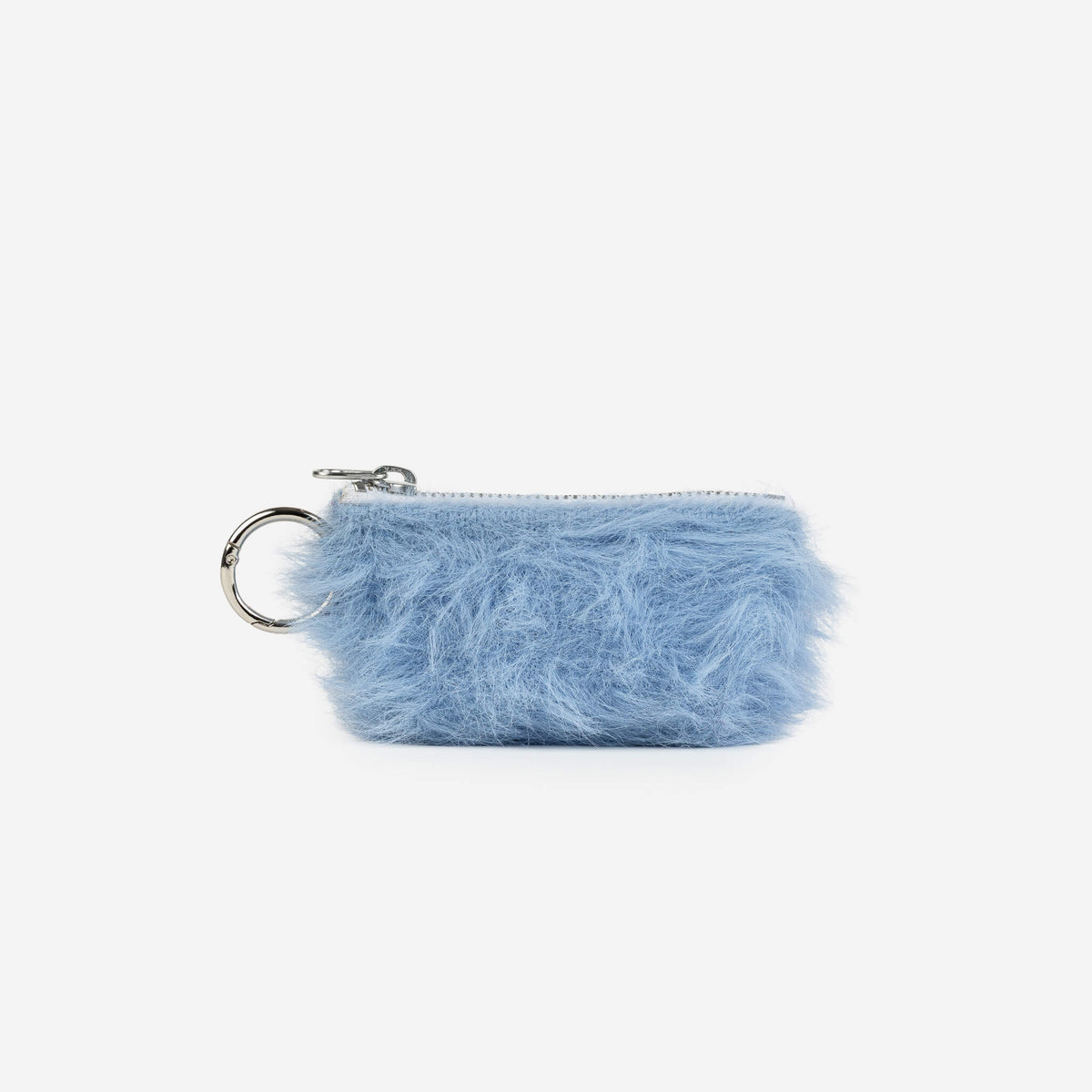 Verloop - Faux Fur Pouch Bag Charm - Periwinkle