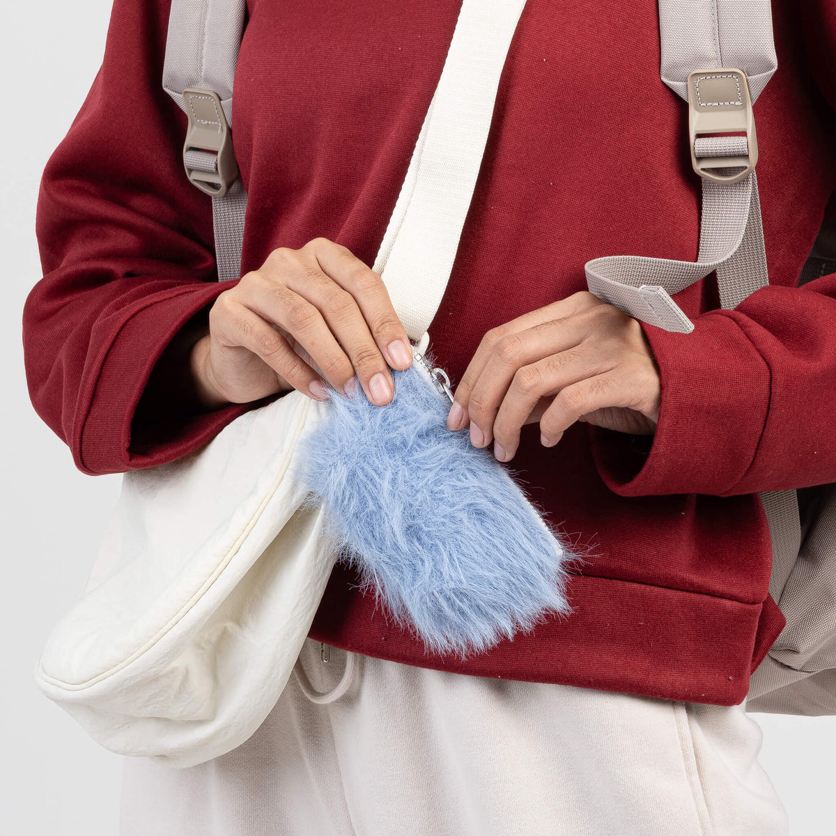 Verloop - Faux Fur Pouch Bag Charm -