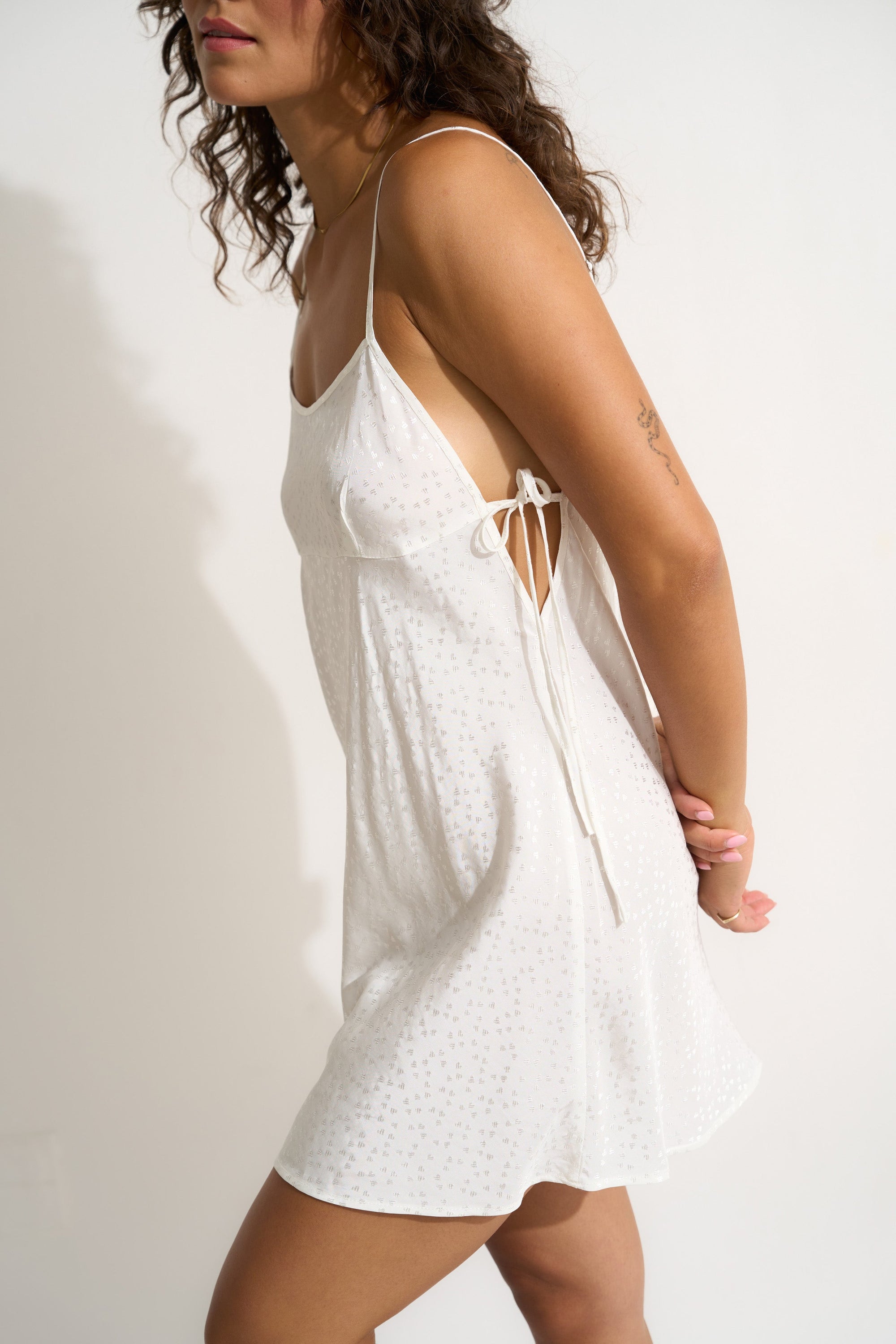 Be Idle - The Flirty Slip - White -