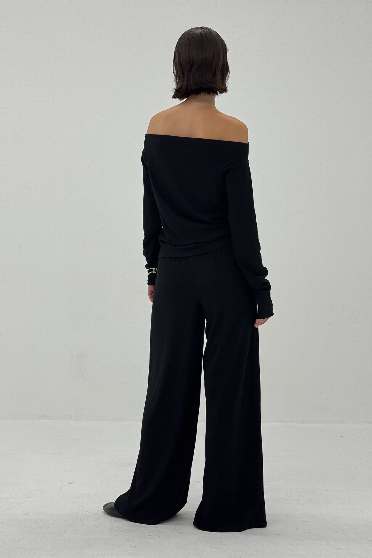 Find Me Now - Button Lounge Pants - Black -