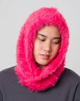 Verloop - Faux Fur Knit Hood -