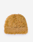 Verloop - Faux Fur Knit Beanie - Camel