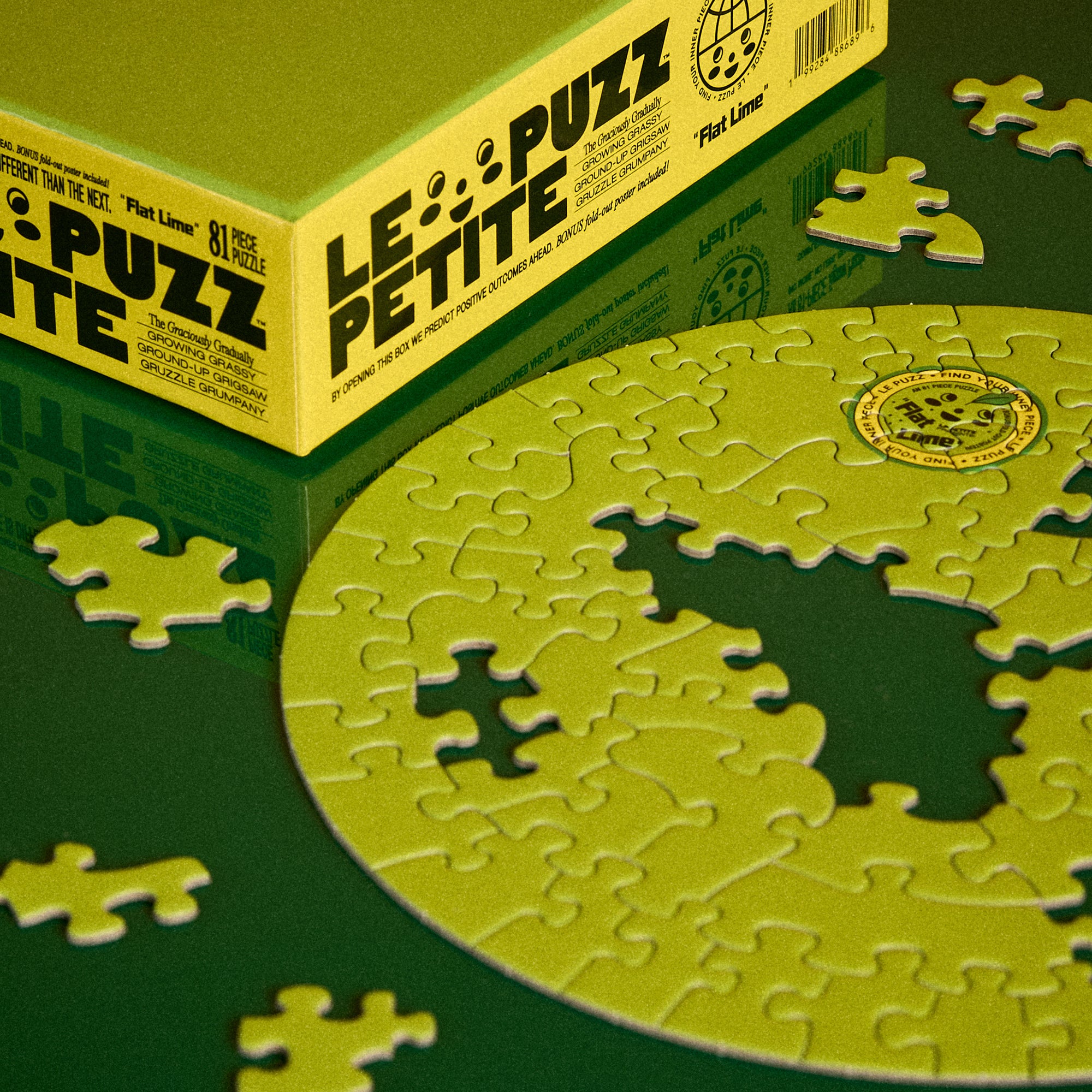 Le Puzz - Flat Lime Puzzle -
