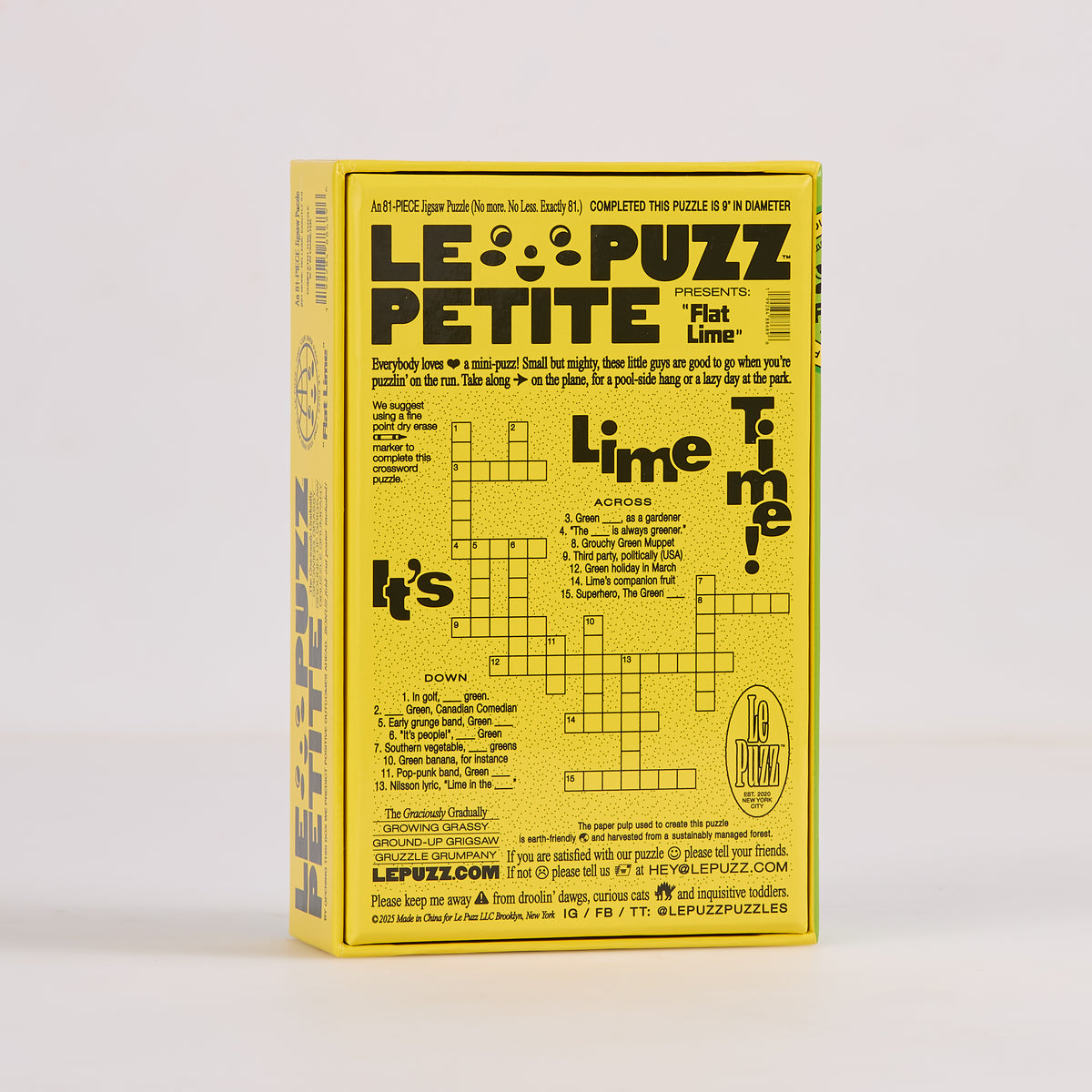 Le Puzz - Flat Lime Puzzle -