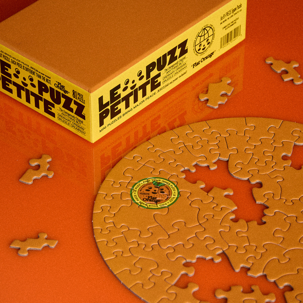 Le Puzz - Flat Orange Puzzle -