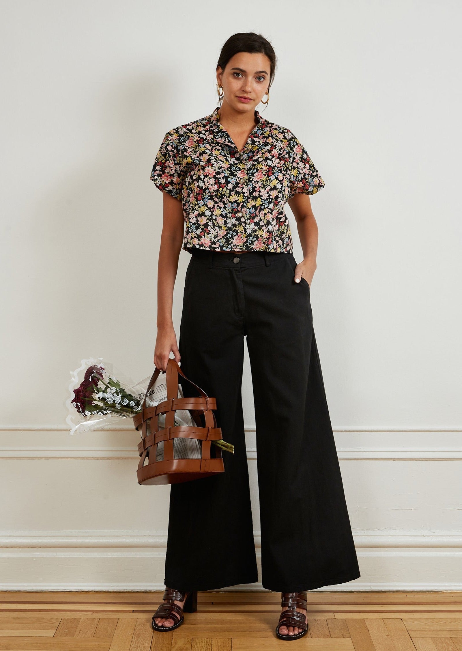 Brigitte Trouser in Black | LOUP