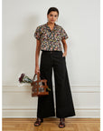 Loup - Brigitte Wide-Leg Trouser - Black -
