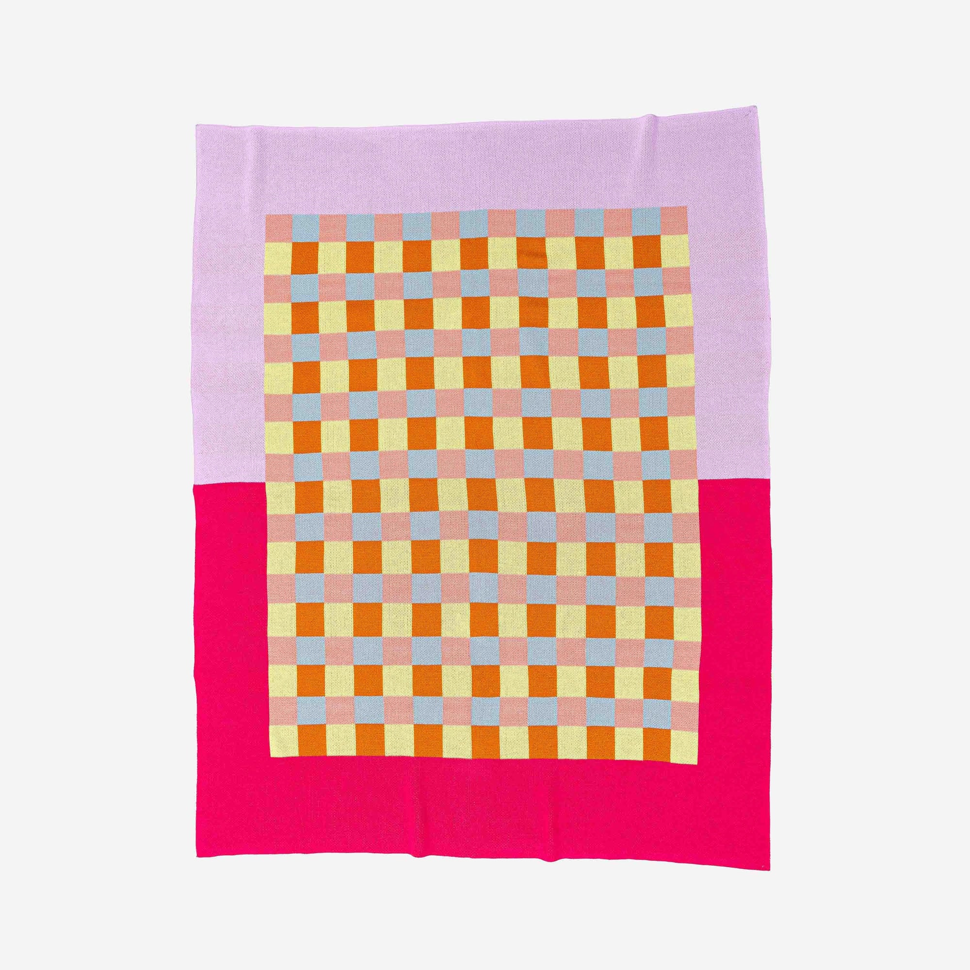 Gingham Checkerboard Throw