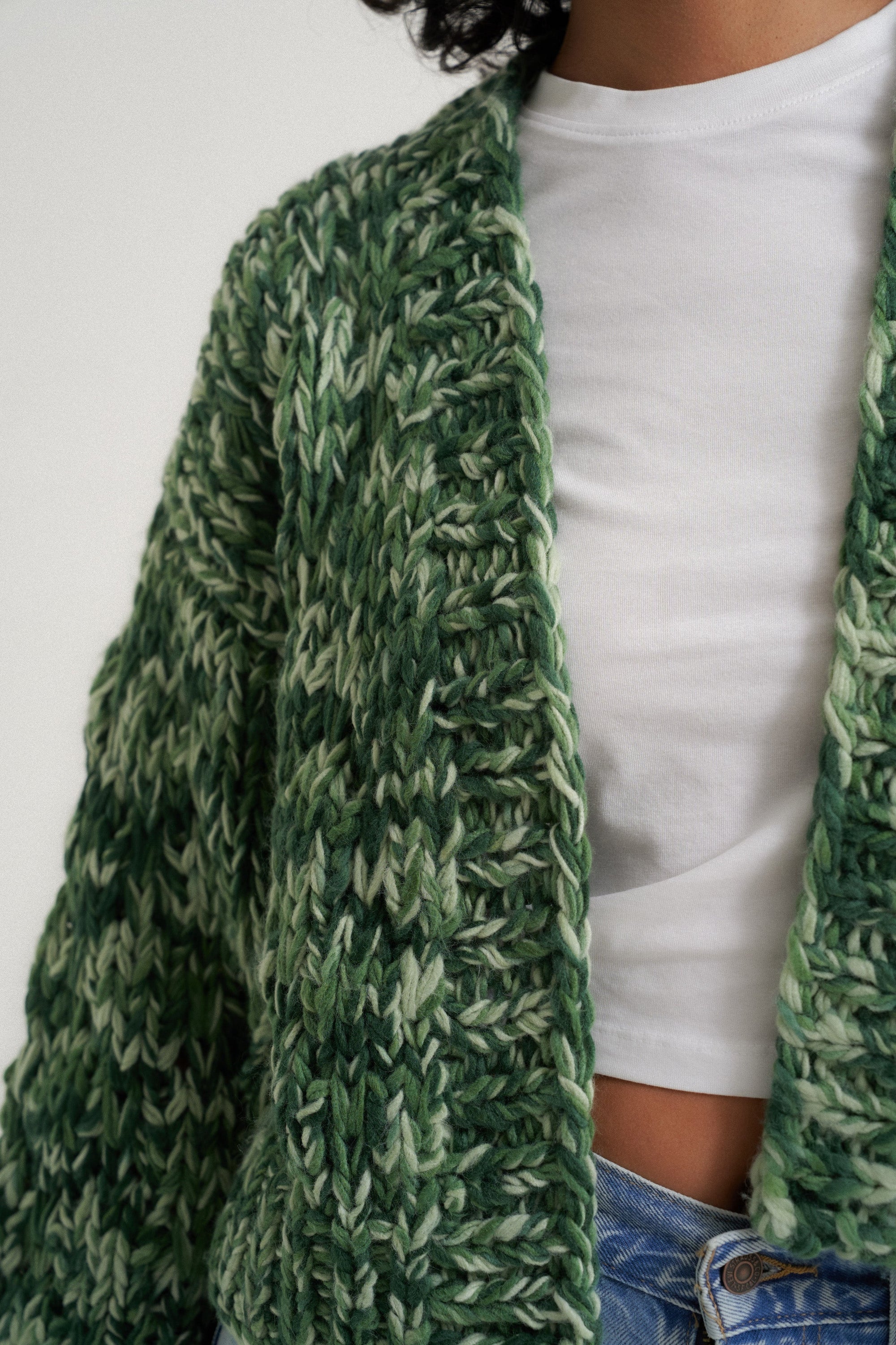 Callahan Knitwear - Gigi Cardigan - Green Multi -