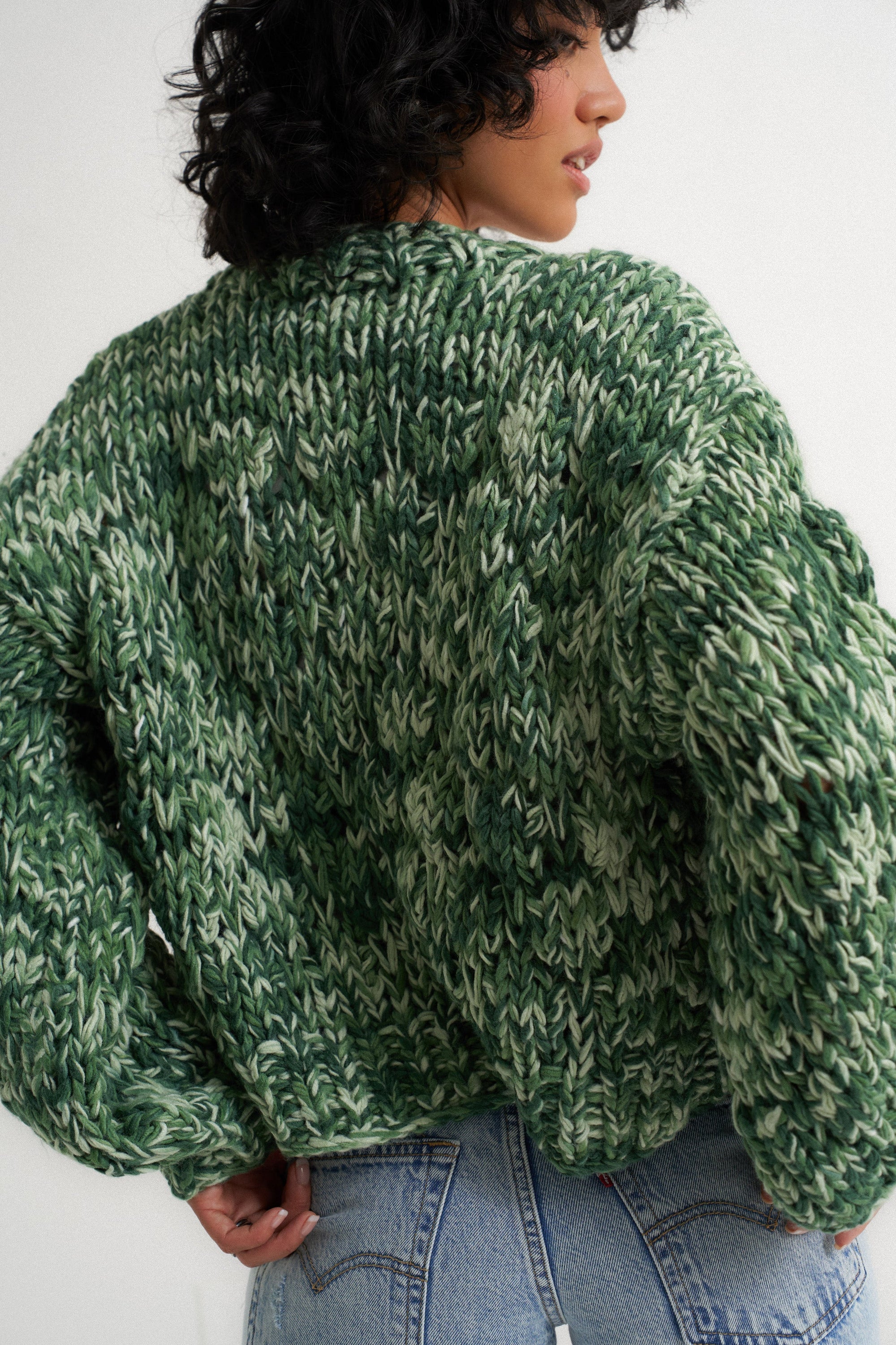 Callahan Knitwear - Gigi Cardigan - Green Multi -