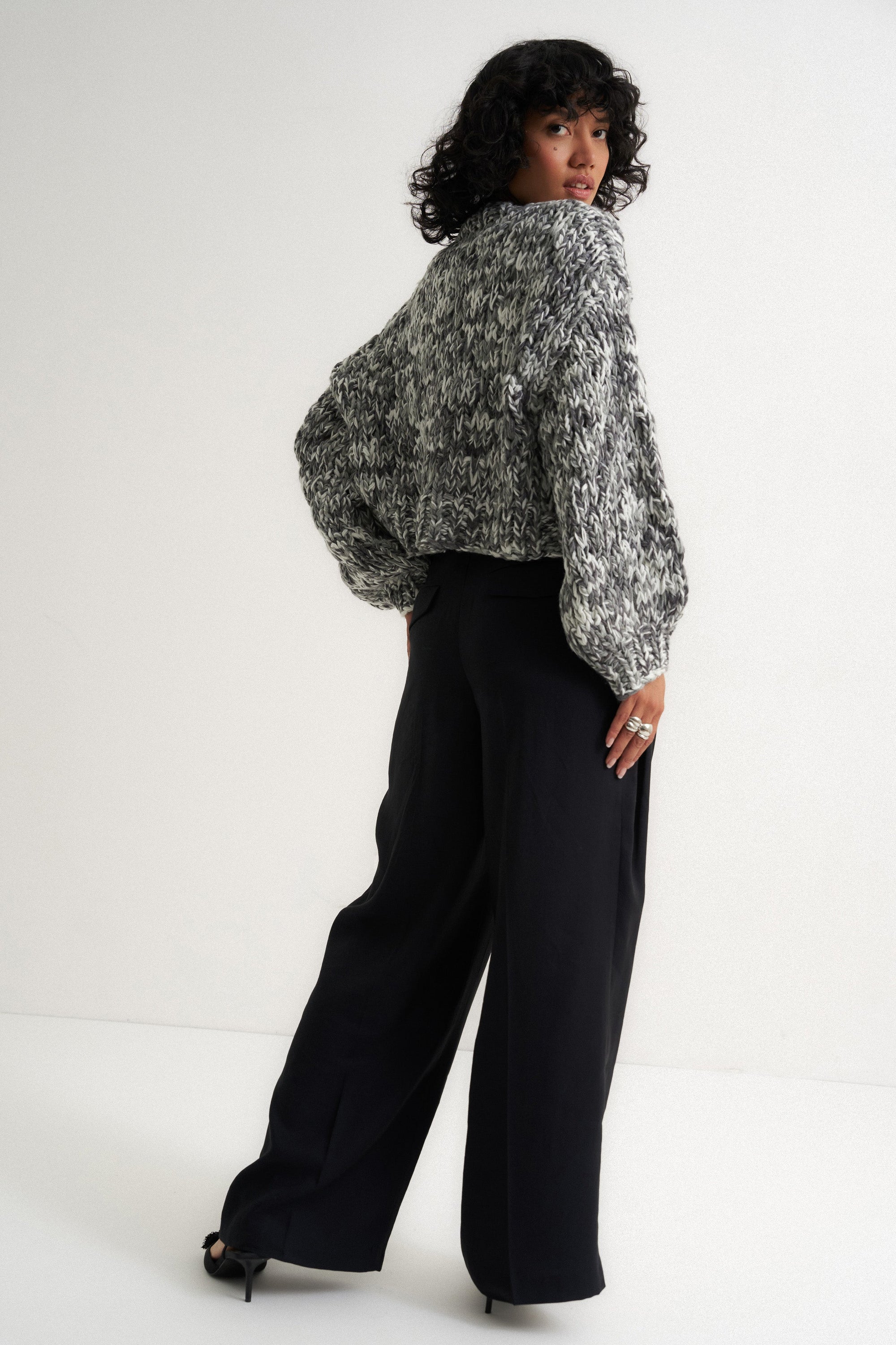 Callahan Knitwear - Gigi Cardigan - Black Multi -