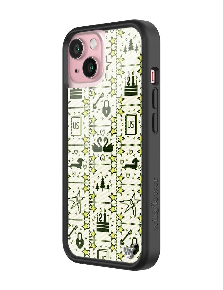 Wildflower iPhone case 15 Gracie Abrams Black Hearts 2