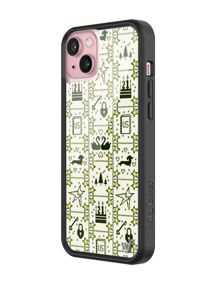 Wildflower iPhone case 15 Plus Gracie Abrams Black Hearts 2