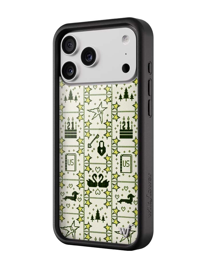 Wildflower iPhone case 17 Pro Max Gracie Abrams Black Hearts