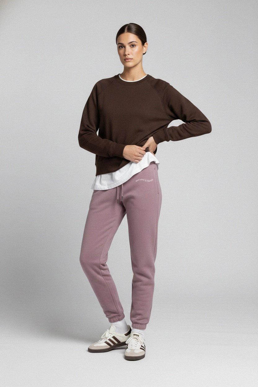Gergana Ivanova - Organic Cotton Joggers - Orchid -