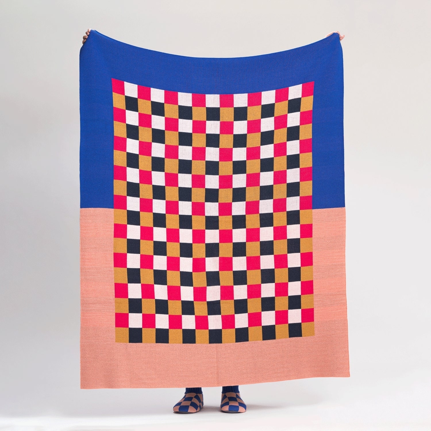 Gingham Checkerboard Throw