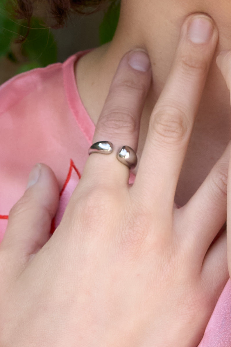 Peter + June - Golden Era Ring - Stainless Steel -