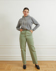 Loup - Agnes High Rise Painter Pants - Cardamom -